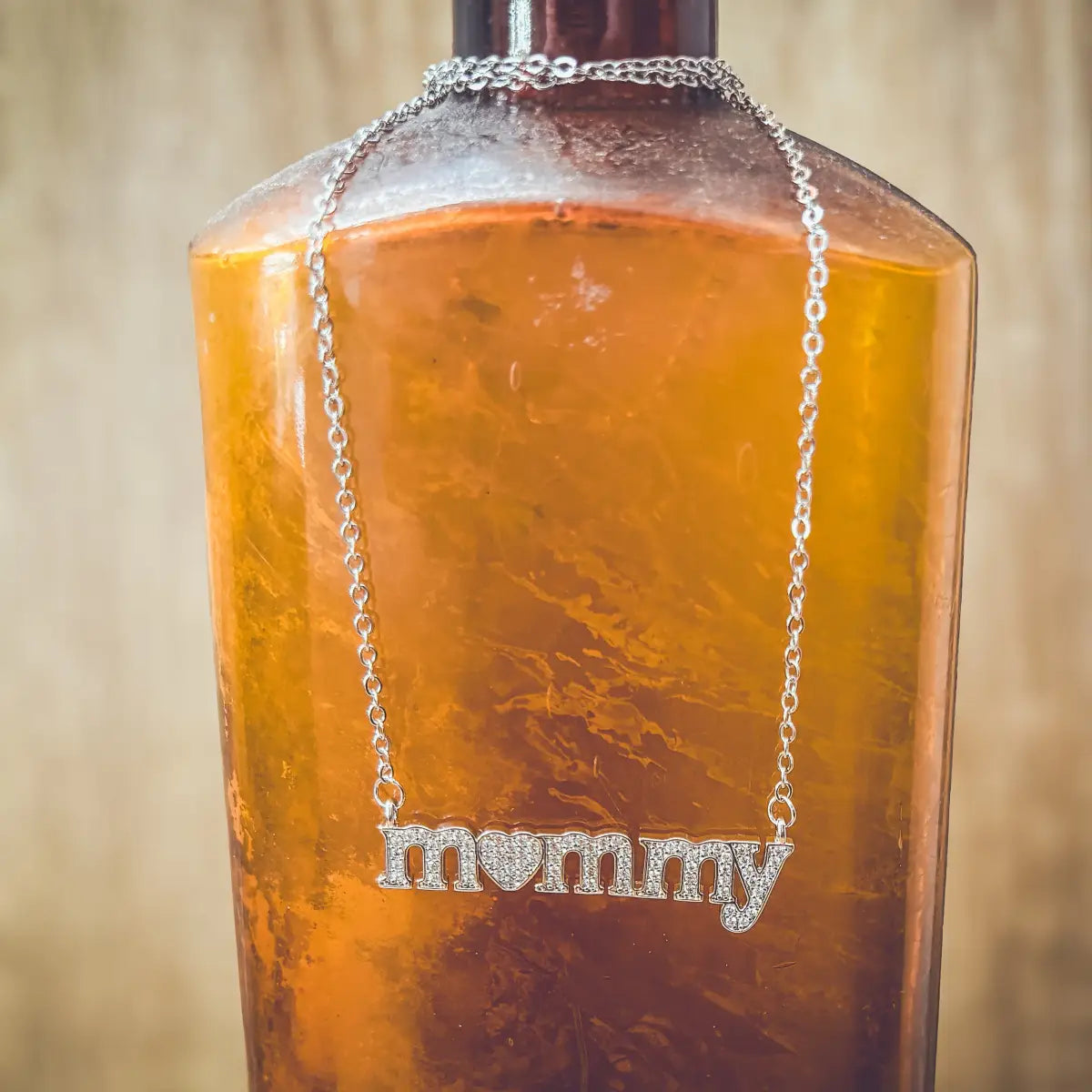 Beautiful Silver Mommy Necklace - Rooted Home Goods