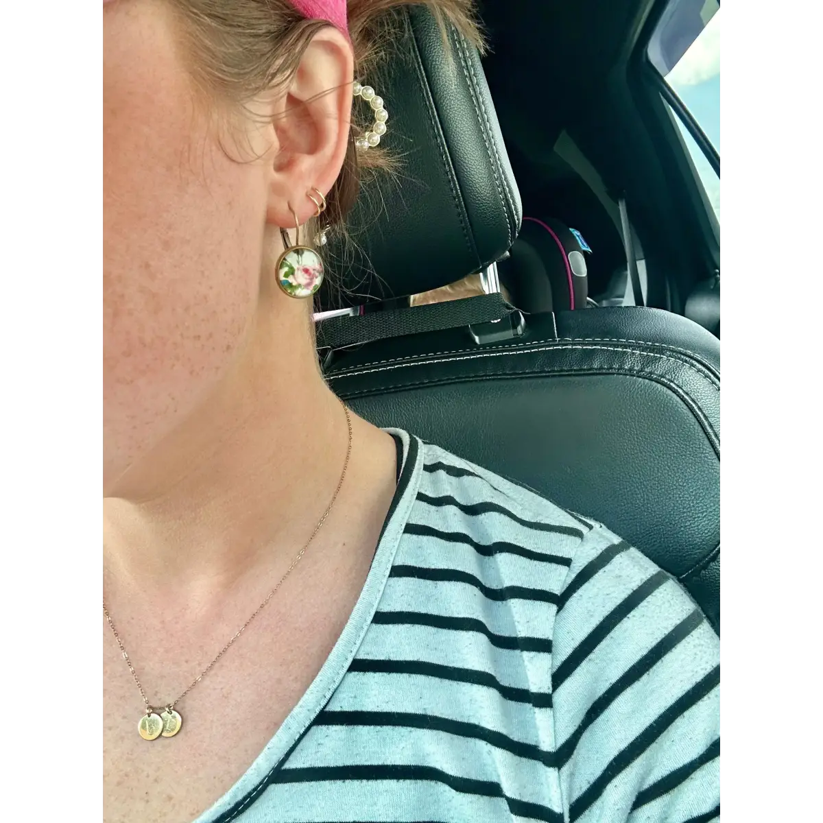 Vintage Rose Drop Earrings - Rooted Home Goods
