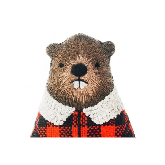 Beaver - Embroidery Kit - Kiriki Press