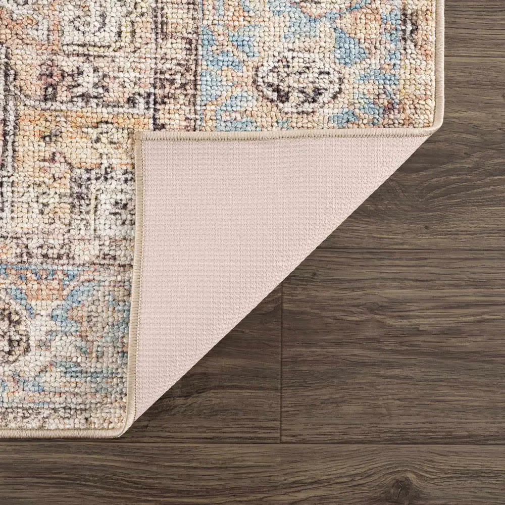 Beck Peach Washable Area Rug - Boutique Rugs