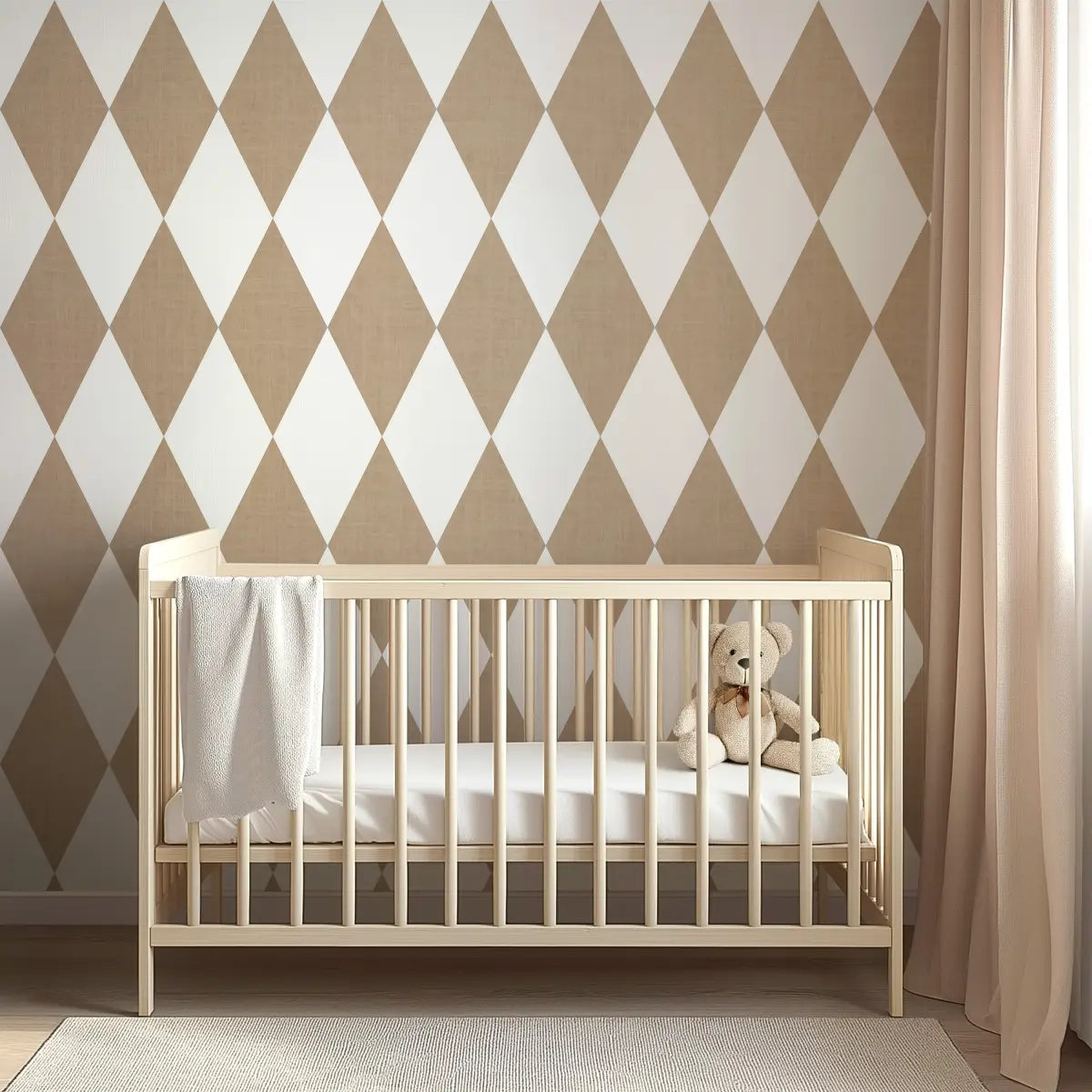 Becker Wallpaper - Diamond Harlequin - by Brittany Polatis Design - Loomwell Home Goods