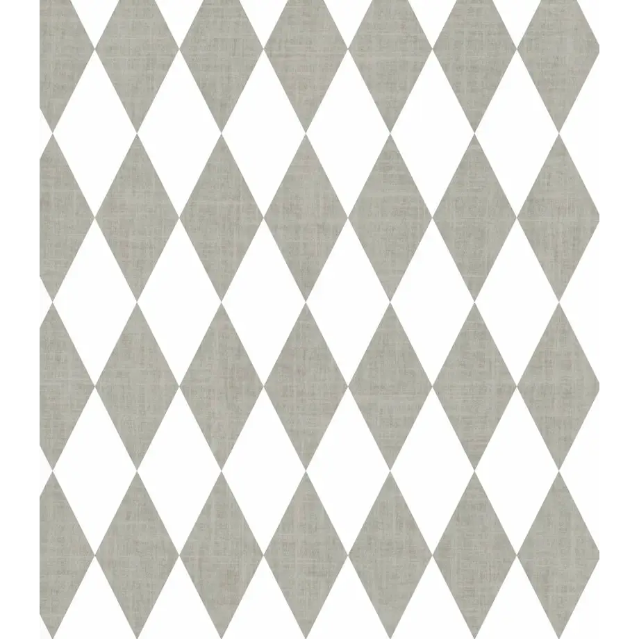 Becker Wallpaper - Diamond Harlequin - by Brittany Polatis Design - 2 feet by 9 feet / Olive / Large - Loomwell Home