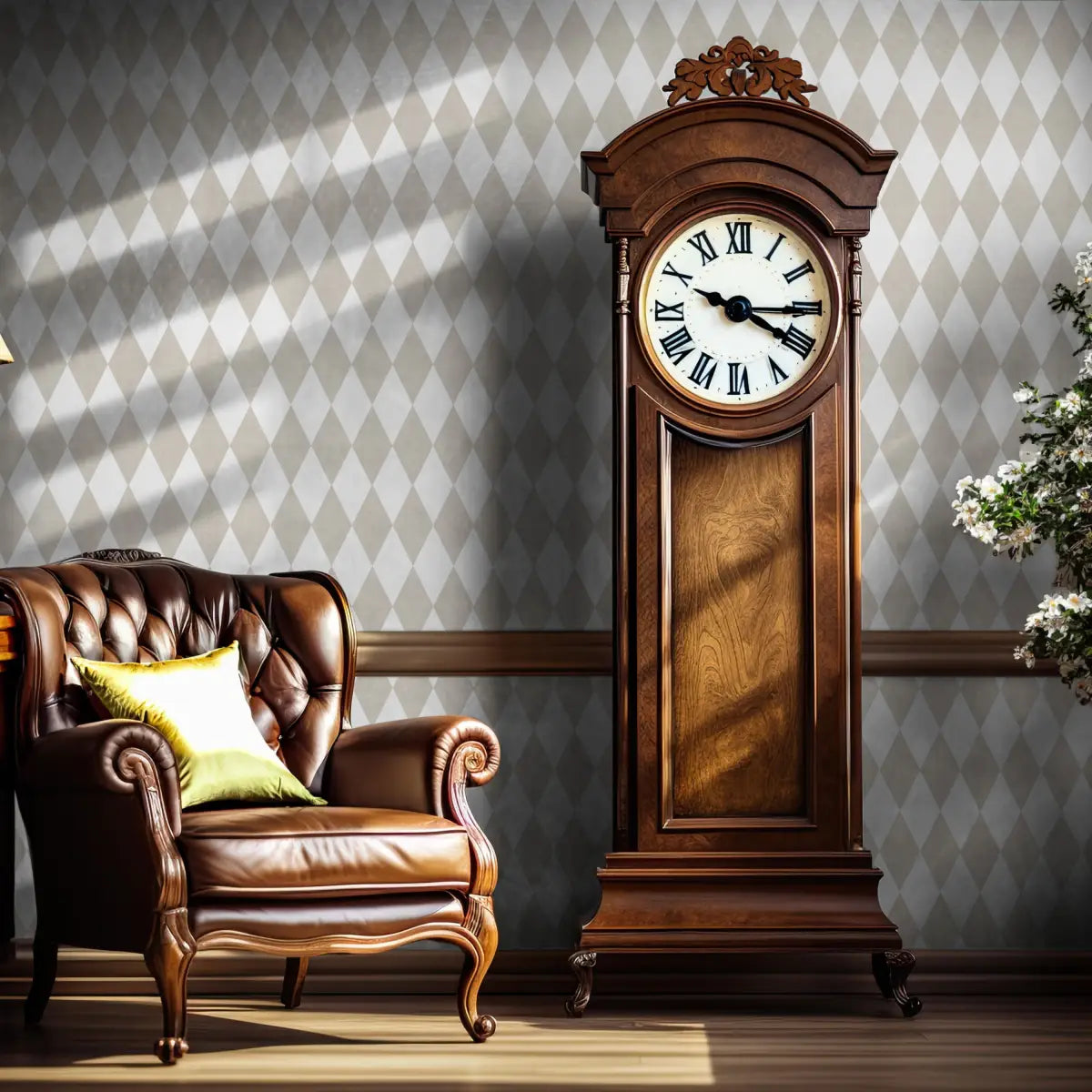 Becker Wallpaper - Diamond Harlequin - by Brittany Polatis Design - Loomwell Home Goods