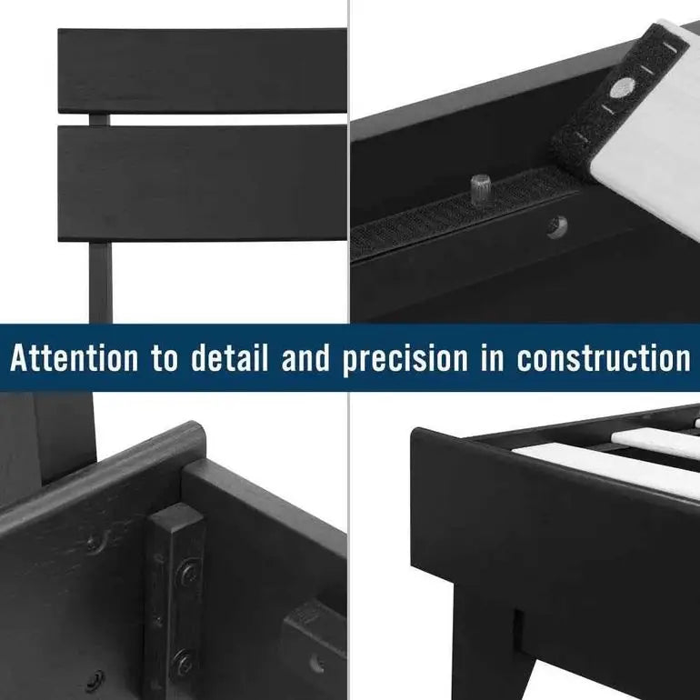 Bed Frame & Nightstand Set - Acacia Aurora - Stylish Bedroom - Megsu