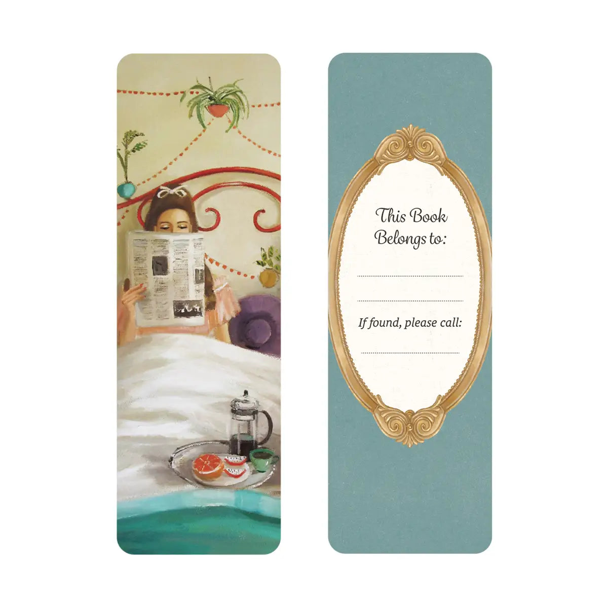 Bookmarks Set of 3 - Bedhead by Janet Hill - Hester & Cook - Stationery