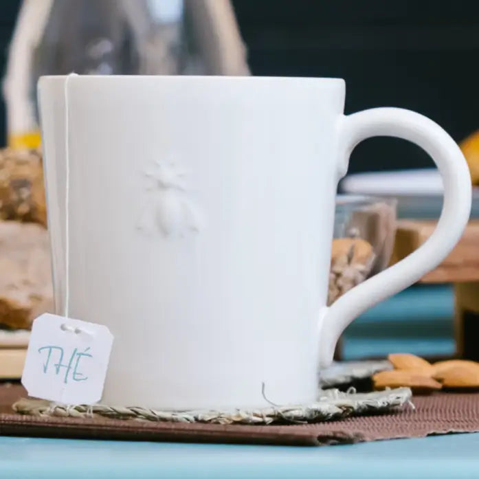 Bee Ceramic Coffee Mugs - Set of 2 - La Rochere