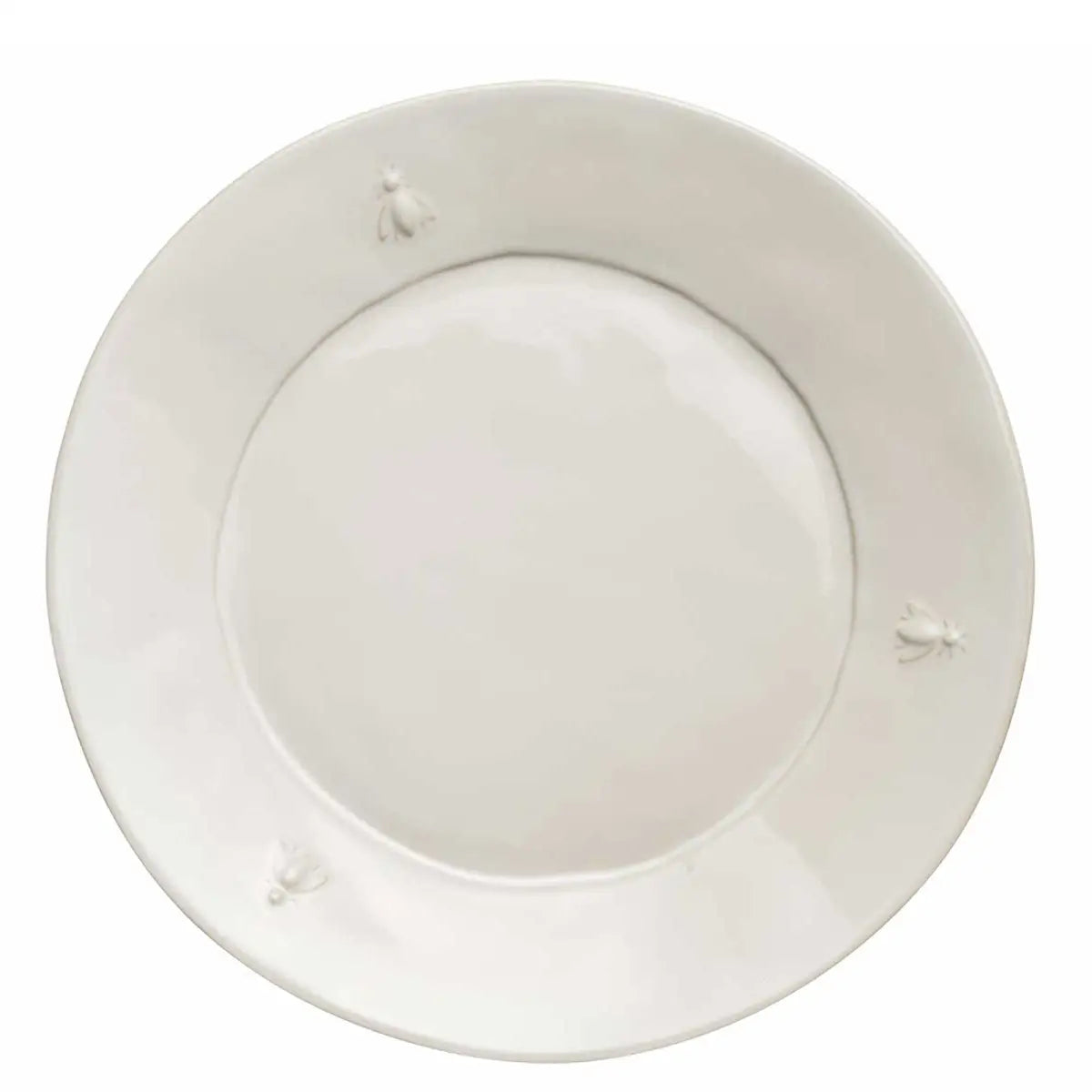 Bee Ceramic Dinner Plates - Ecru - Set of 4 - Ecru - La Rochere