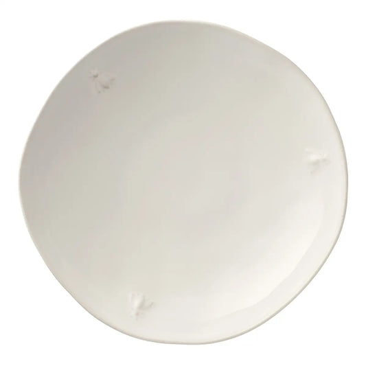 Bee Ceramic Pasta Plates - Set of 4 - Ecru - Ecru - La Rochere