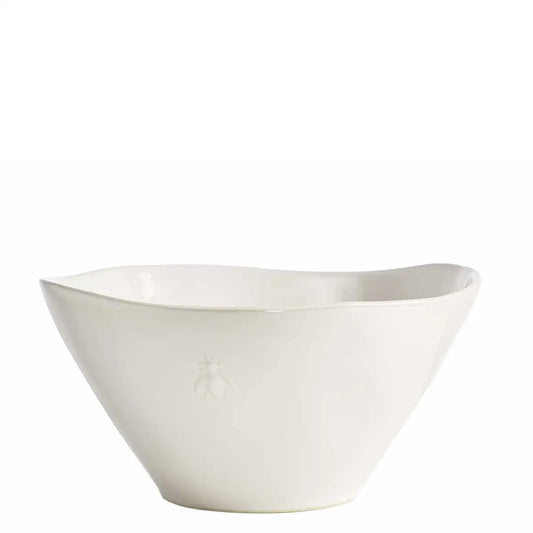 Bee Ceramic Serving Bowl - Ecru - La Rochere NA