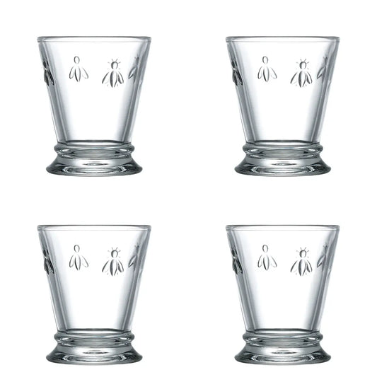 Bee Glass Tumblers - Set of 4 - La Rochere