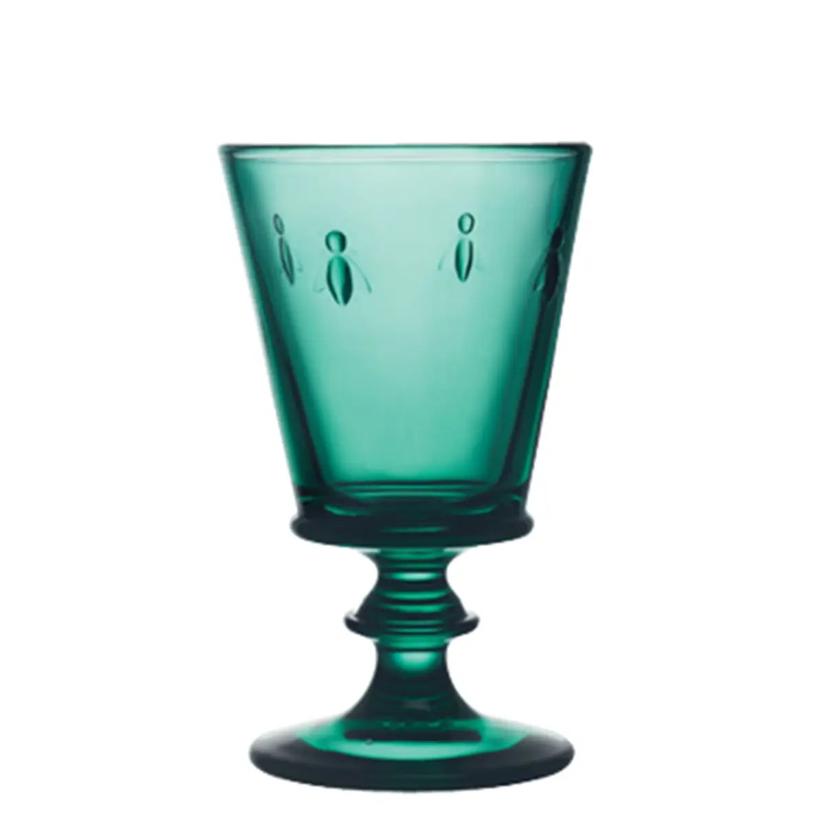 Bee Wine Glass Emerald Green - Set of 6 - La Rochere NA