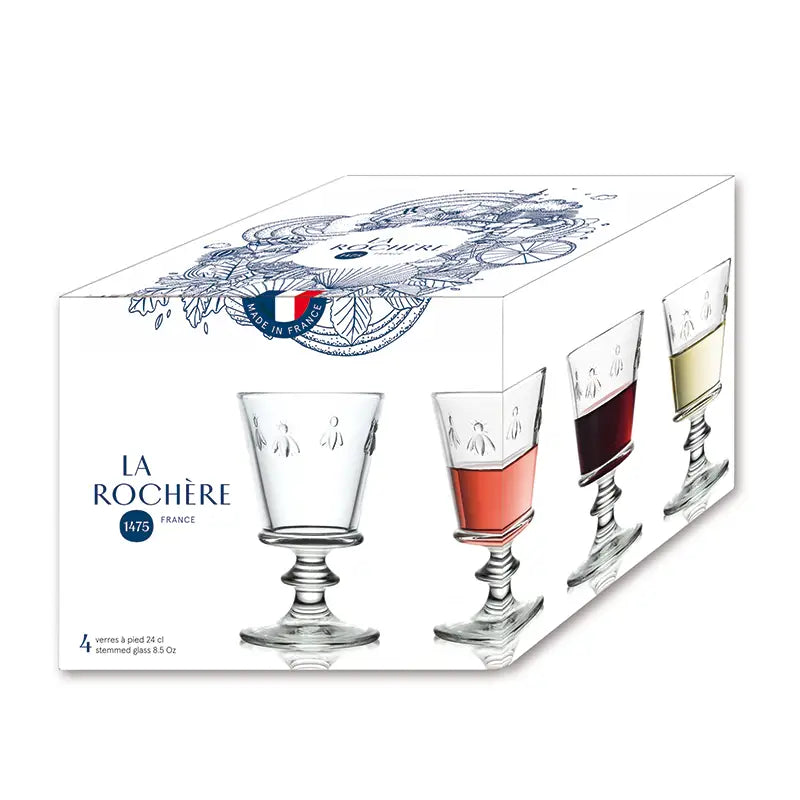 Bee Wine Glass Set-4 - La Rochere NA