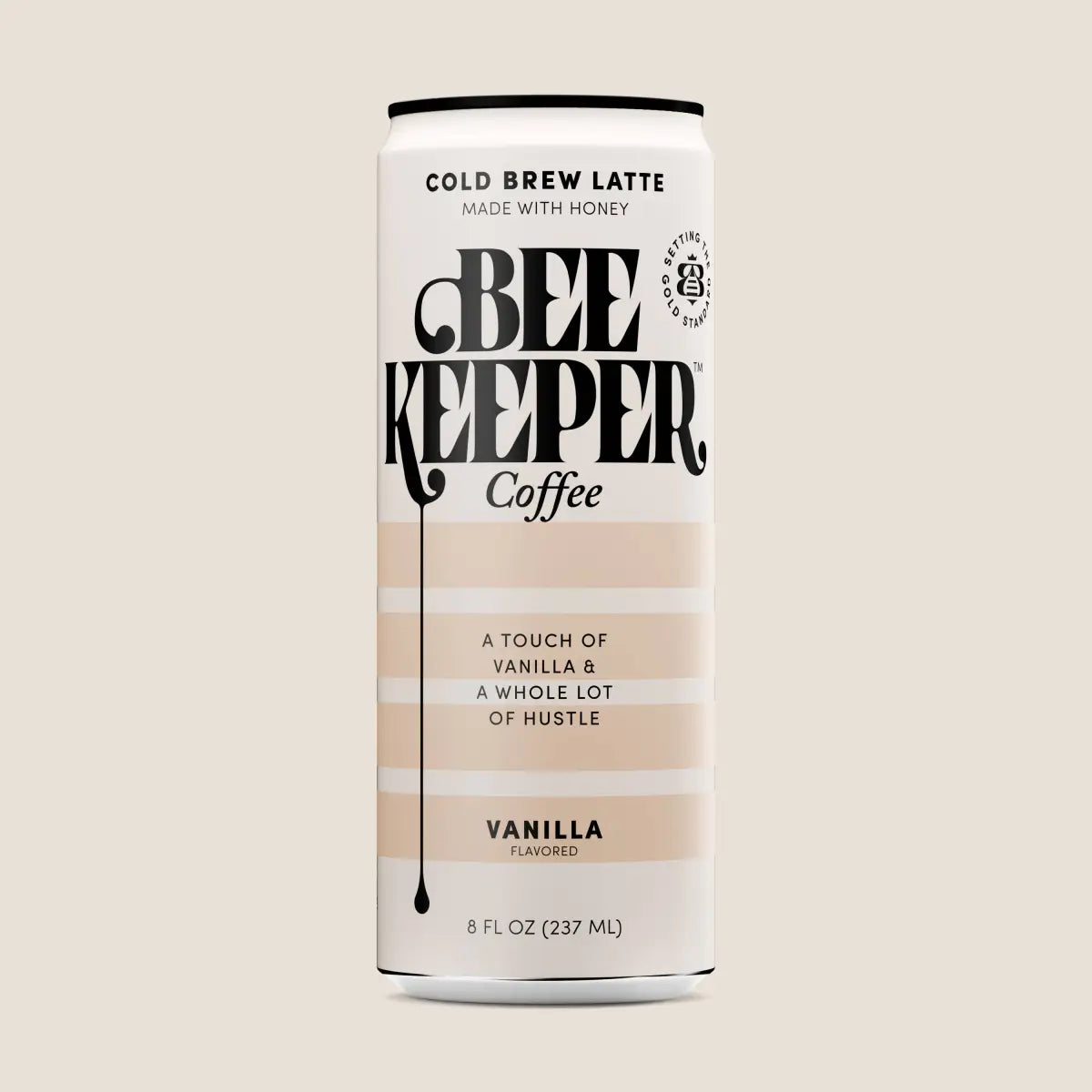 Beekeeper Cold Brew - Vanilla Latte - Craft Coffee with Honey - Beekeeper Coffee