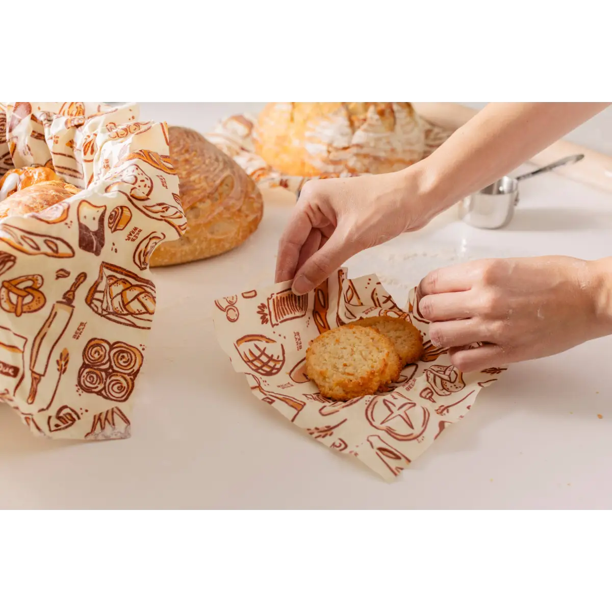 Beeswax Food Wraps - Bakery Lane - 3 pack - Bee’s Wrap