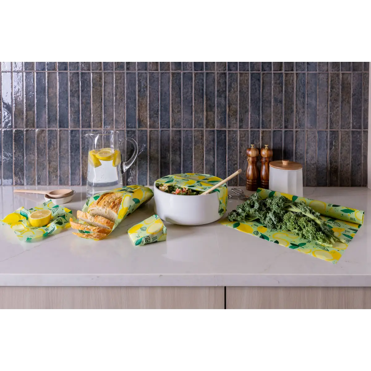 Beeswax Food Wraps - Fresh Squeeze - 3 pack - Bee’s Wrap