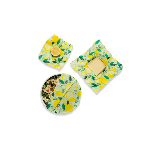 Beeswax Food Wraps - Fresh Squeeze - 3 pack - Bee’s Wrap