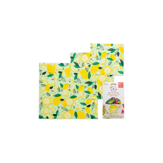 Beeswax Food Wraps - Fresh Squeeze - 3 pack - Bee’s Wrap