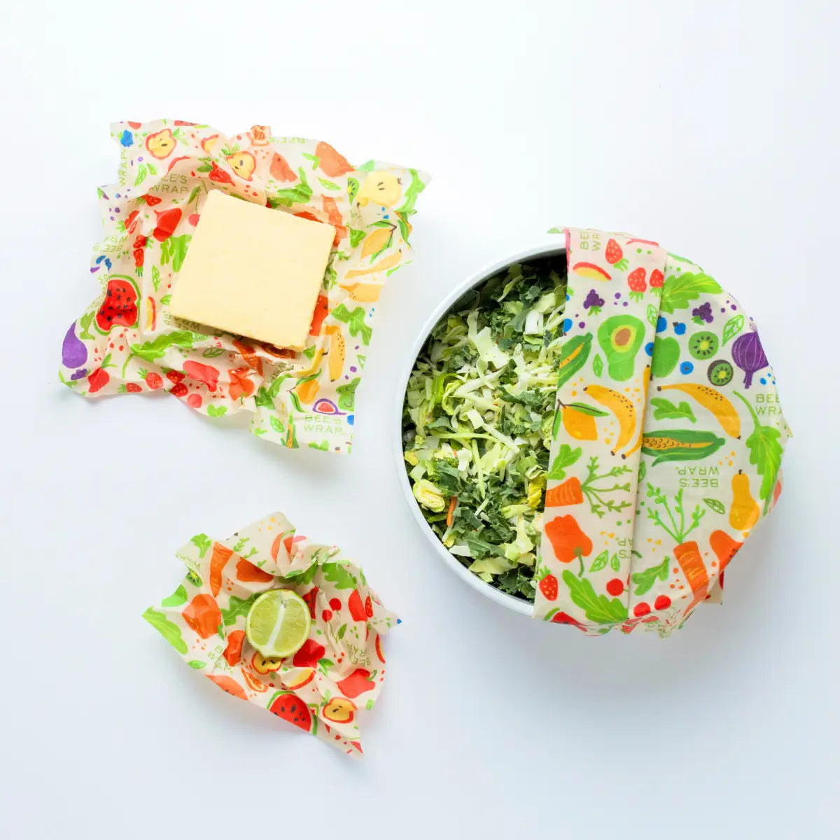 Beeswax Food Wraps - Garden Party - 3 pack - Bee’s Wrap