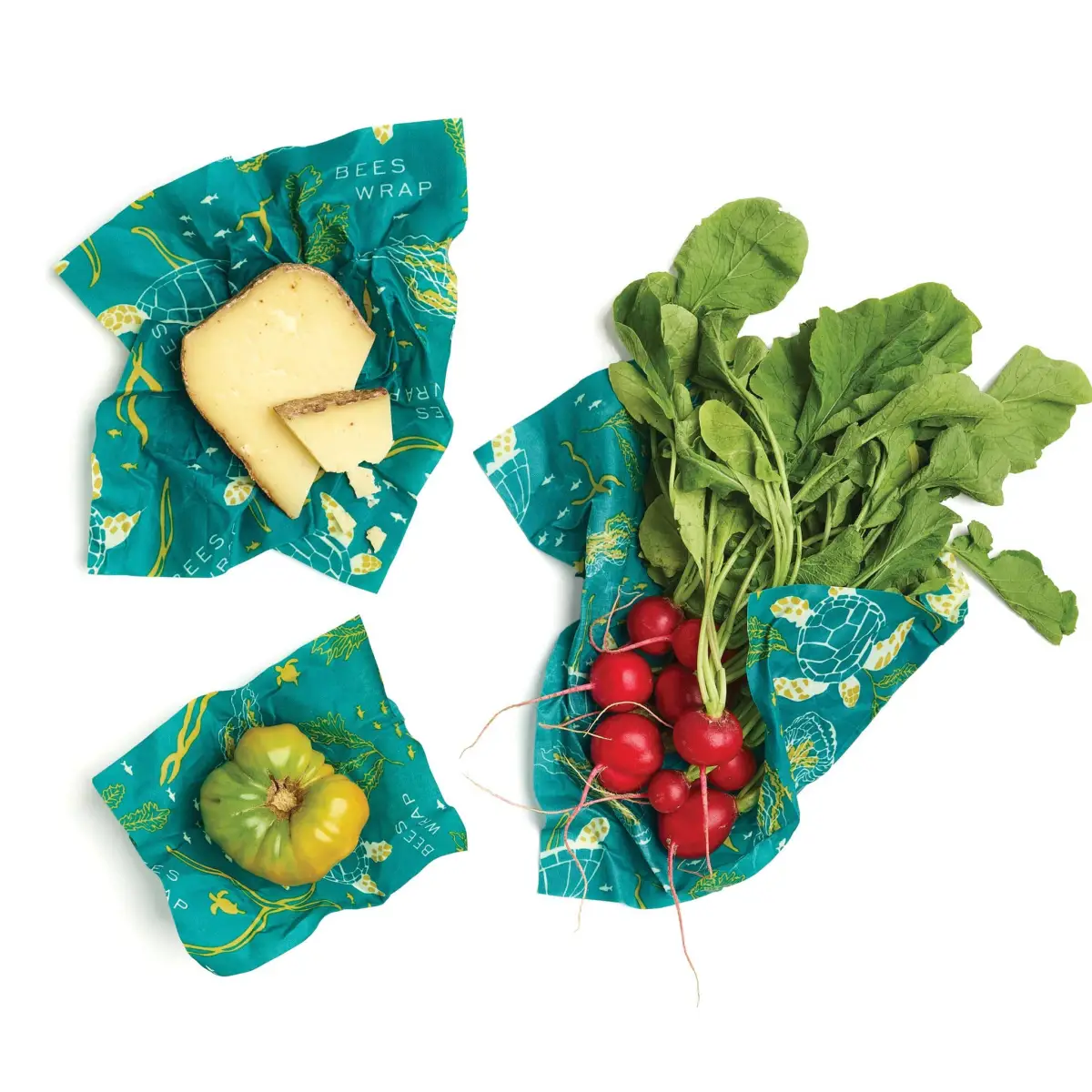 Beeswax Food Wraps - Oceans - 3 pack - Bee’s Wrap