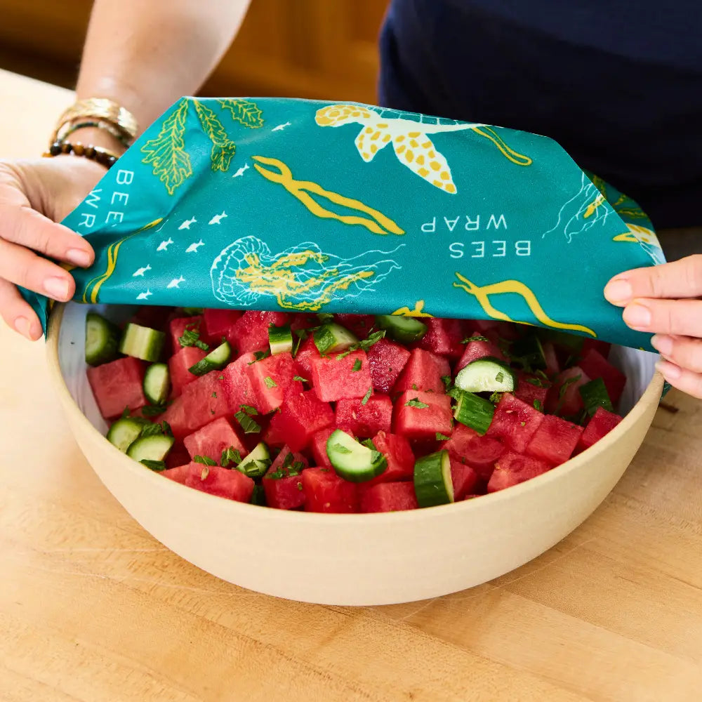Beeswax Food Wraps - Oceans - 3 pack - Bee’s Wrap