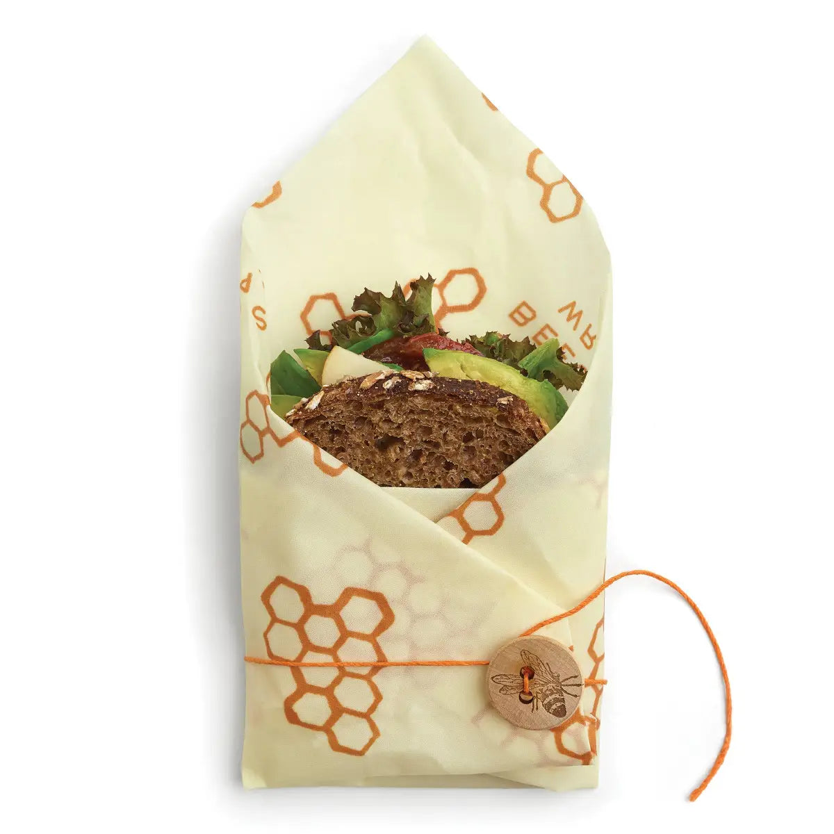 Beeswax Sandwich Wrap - Honeycomb Print - Reusable and Eco-Friendly - Bee’s Wrap