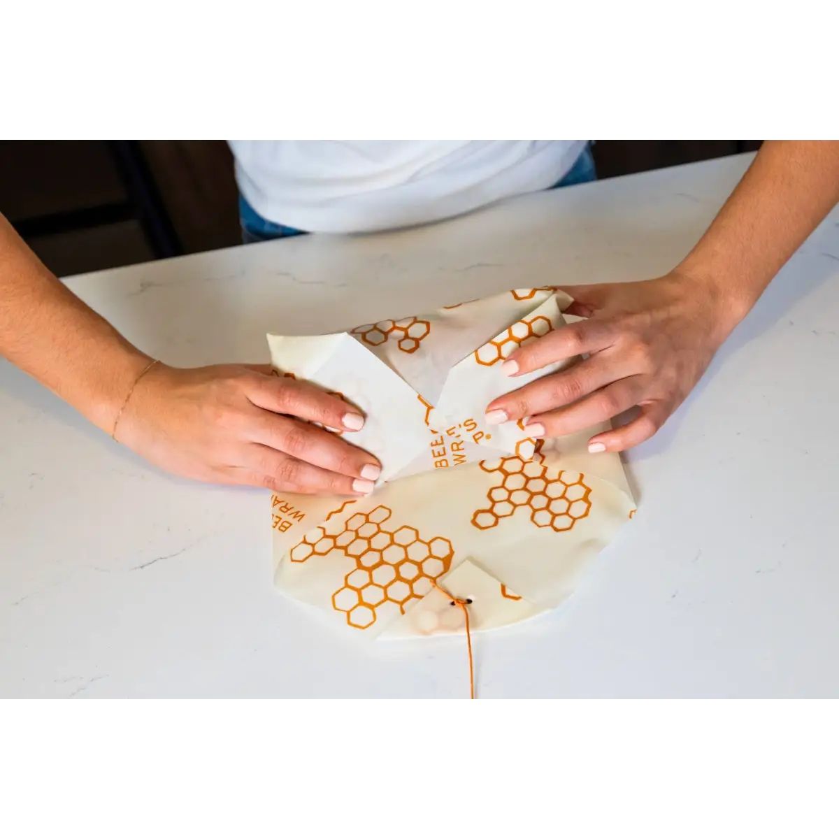Beeswax Sandwich Wrap - Honeycomb Print - Reusable and Eco-Friendly - Bee’s Wrap
