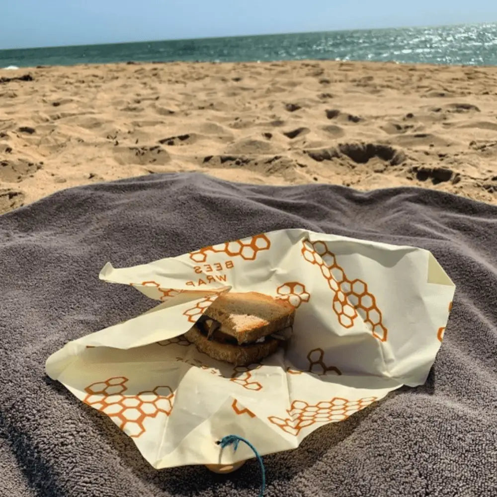 Beeswax Sandwich Wrap - Honeycomb Print - Reusable and Eco-Friendly - Bee’s Wrap