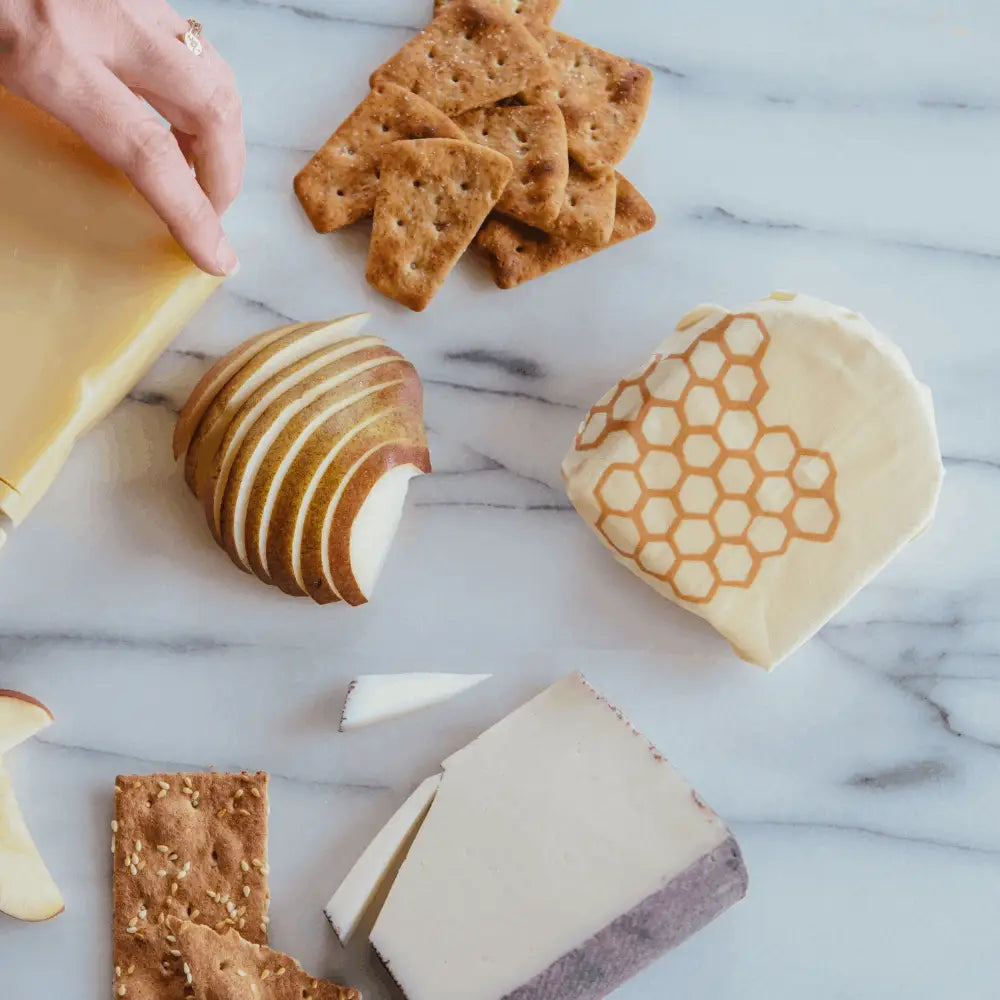Beeswax Food Wraps - Honeycomb - Pack of 3 - Bee’s Wrap