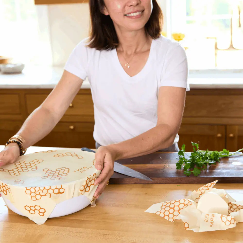 Beeswax Food Wraps - Honeycomb - Pack of 3 - Bee’s Wrap