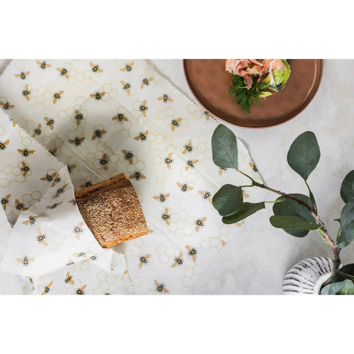 Beeswax Wrap - Bees - Extra Large - Ecologie
