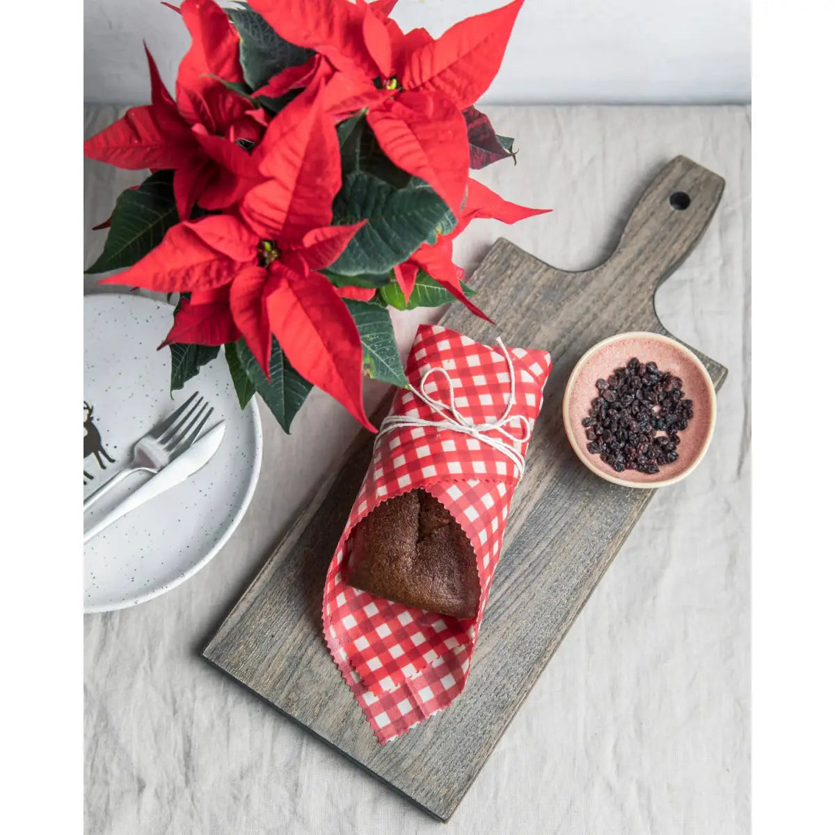 Beeswax Wrap Set of 3 - Gingham Dot and Stripe - Ecologie