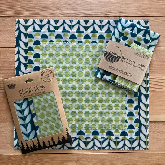 Beeswax Wraps - Gather - Starter Set - Shor