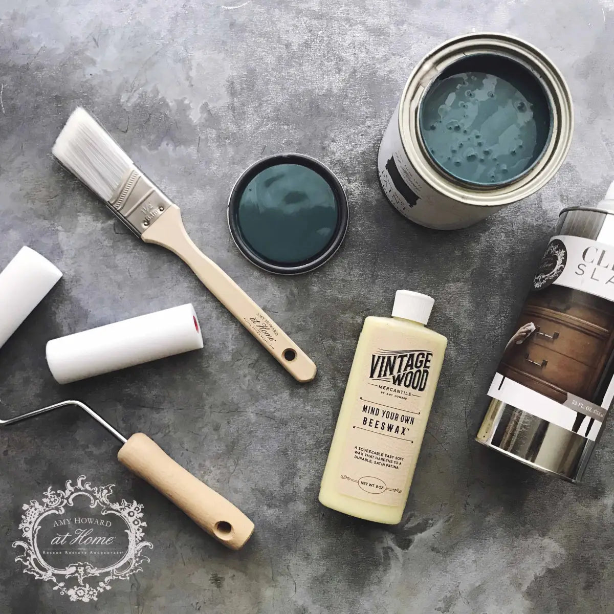 One Step Paint - Beginner Bundle - Brooks Grey - Amy Howard At Home
