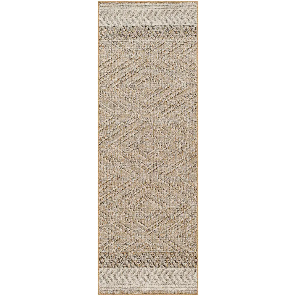 Beige Areli Area Rug - 2’7’’ x 7’3’’ Runner - Boutique Rugs