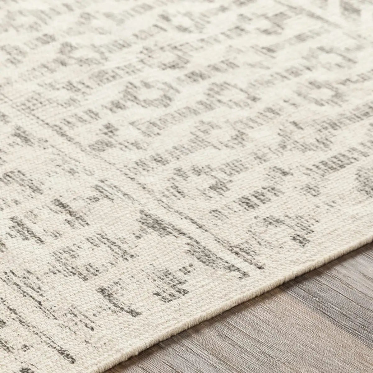 Beige Hand Woven Cotton Rug - Boutique Rugs