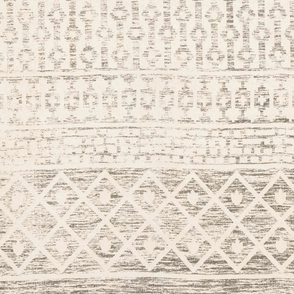 Beige Hand Woven Cotton Rug - Boutique Rugs