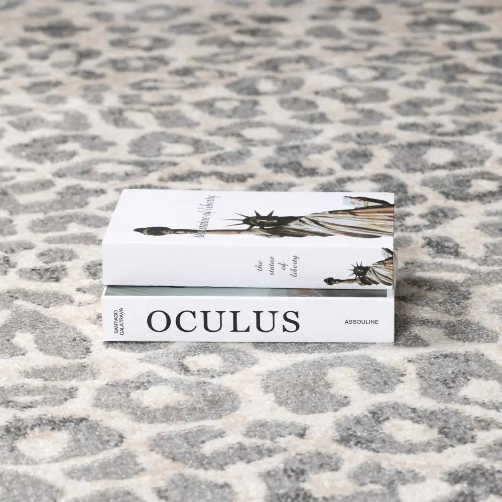 Beige Liversedge Leopard Print Area Rug - Boutique Rugs