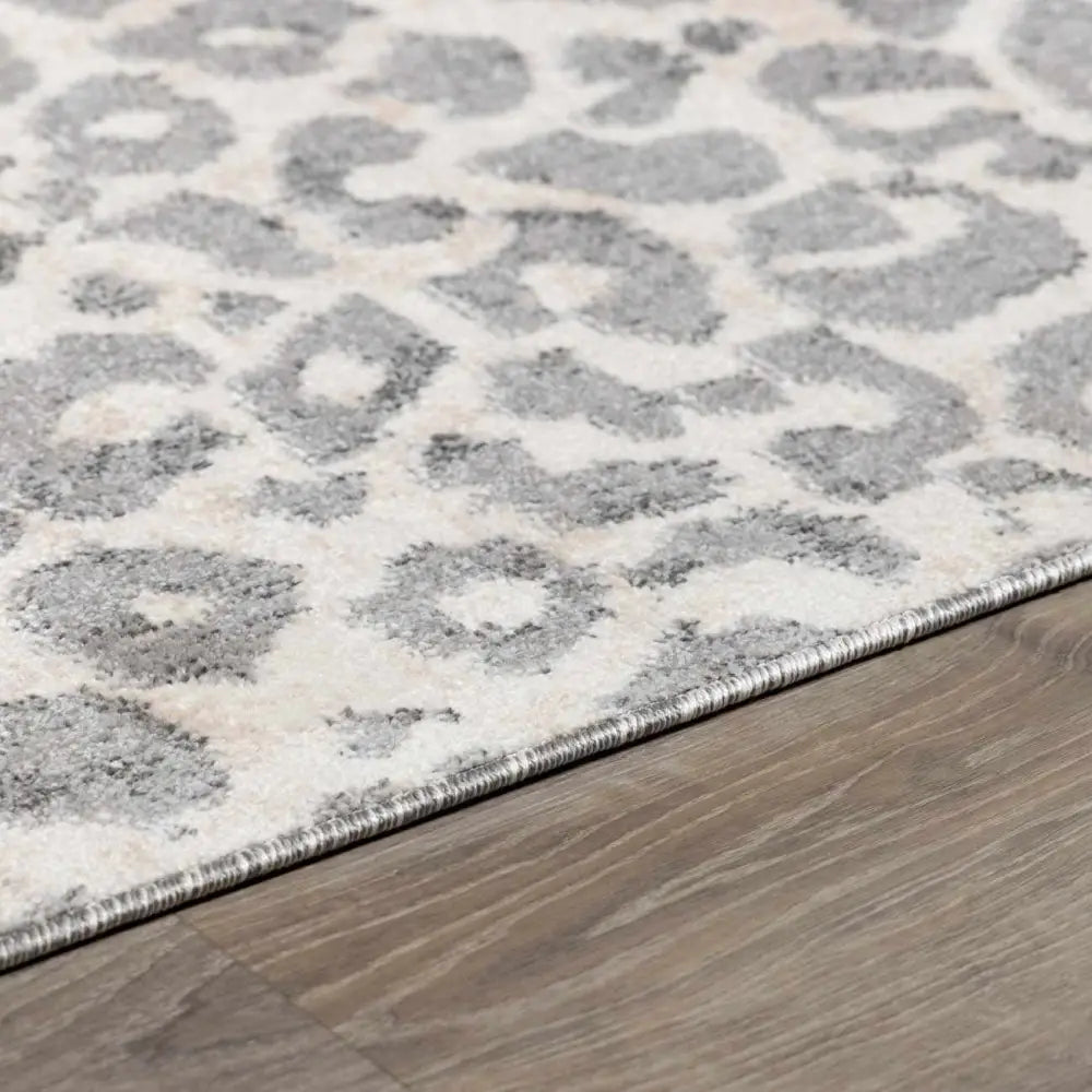Beige Liversedge Leopard Print Area Rug - Boutique Rugs