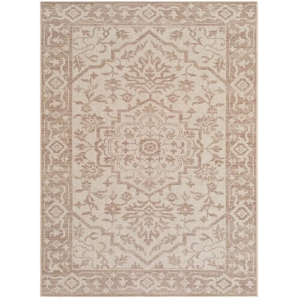 Beige Traditional Washable Wool Area Rug - Boutique Rugs