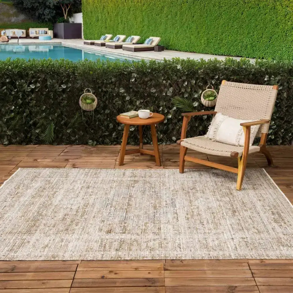 Beige Washable Outdoor Rug - Boutique Rugs