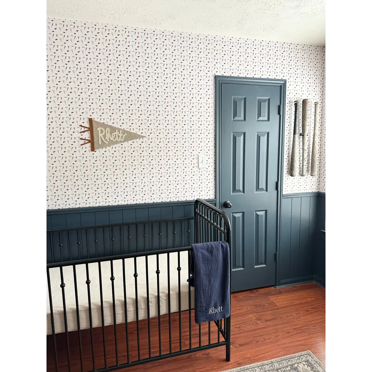 Benny Wallpaper - Sports for Kids - by Lauren Blair Hersey - Loomwell Home Goods