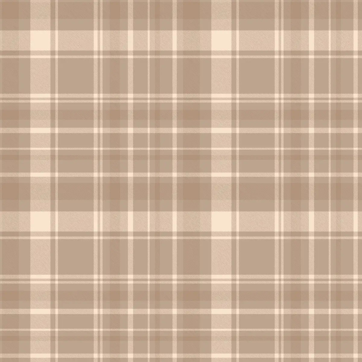 Bentley Wallpaper - Single Color Plaid - by RNM Arts - Sample 1 foot by 1 foot / Neutral - Loomwell Home Goods