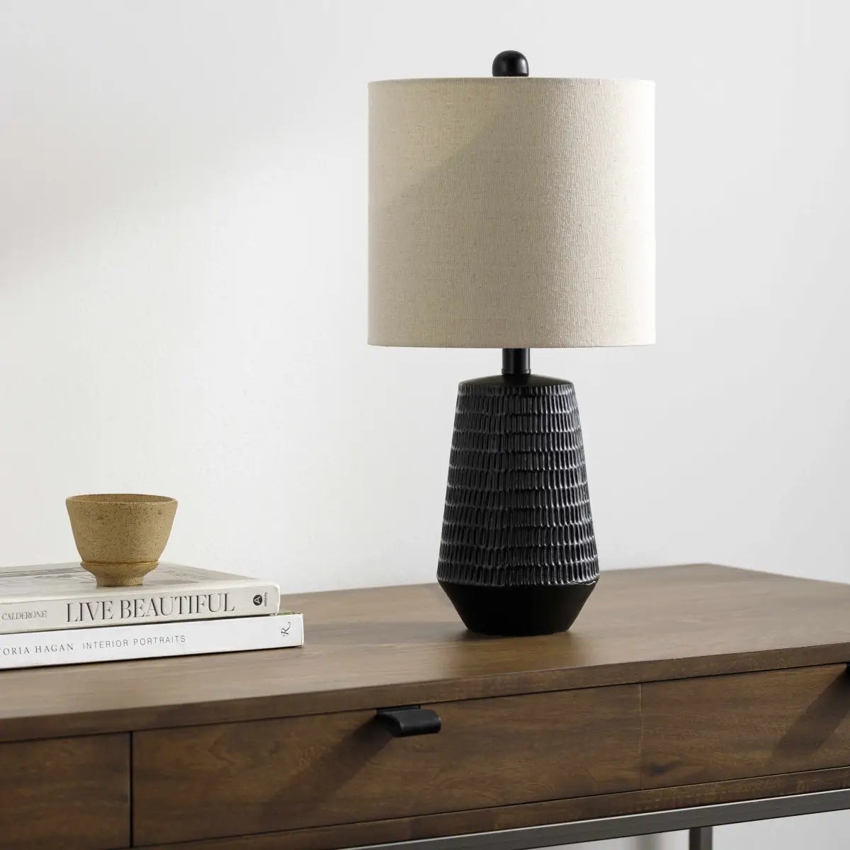 Berehomet Table Lamp - 21’’H x 10’’W x 10’’D - Boutique Rugs