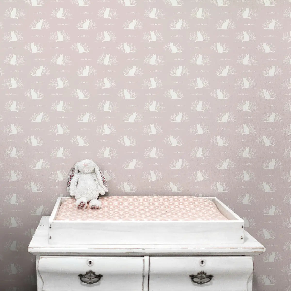 Berlioz Wallpaper - Cats - by Lisee Ree - Loomwell Home Goods