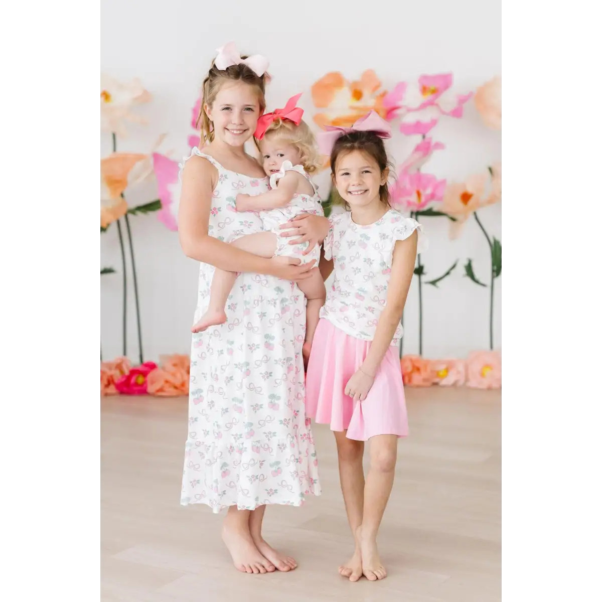 Ruffle Maxi Dress - Berries & Bows - Mila & Rose ®