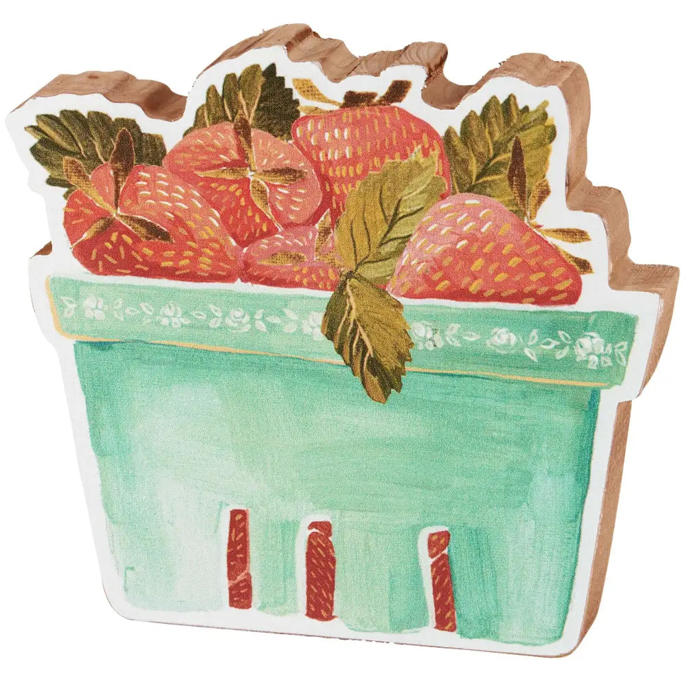 Berry Basket Shelf Decor - Primitives by Kathy