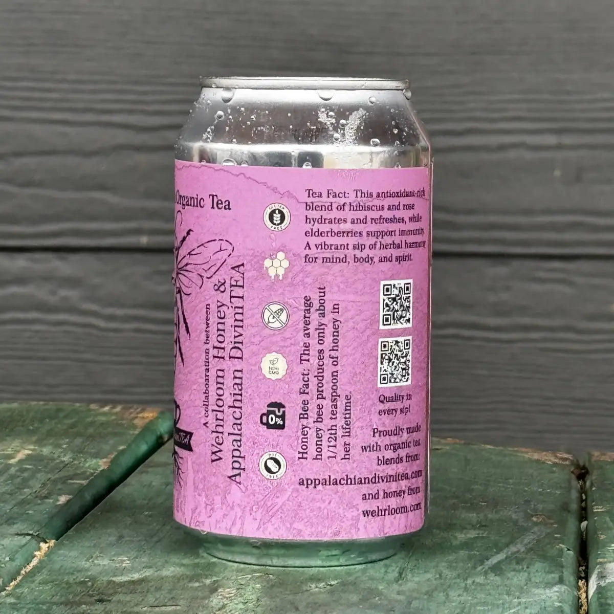 Organic Iced Tea with Honey - Berry Blossom - Wehrloom Honey