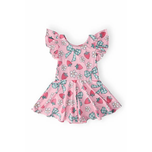 Twirl Leotard with Skirt - Berry Picnic - 6-12M - Mila & Rose ®