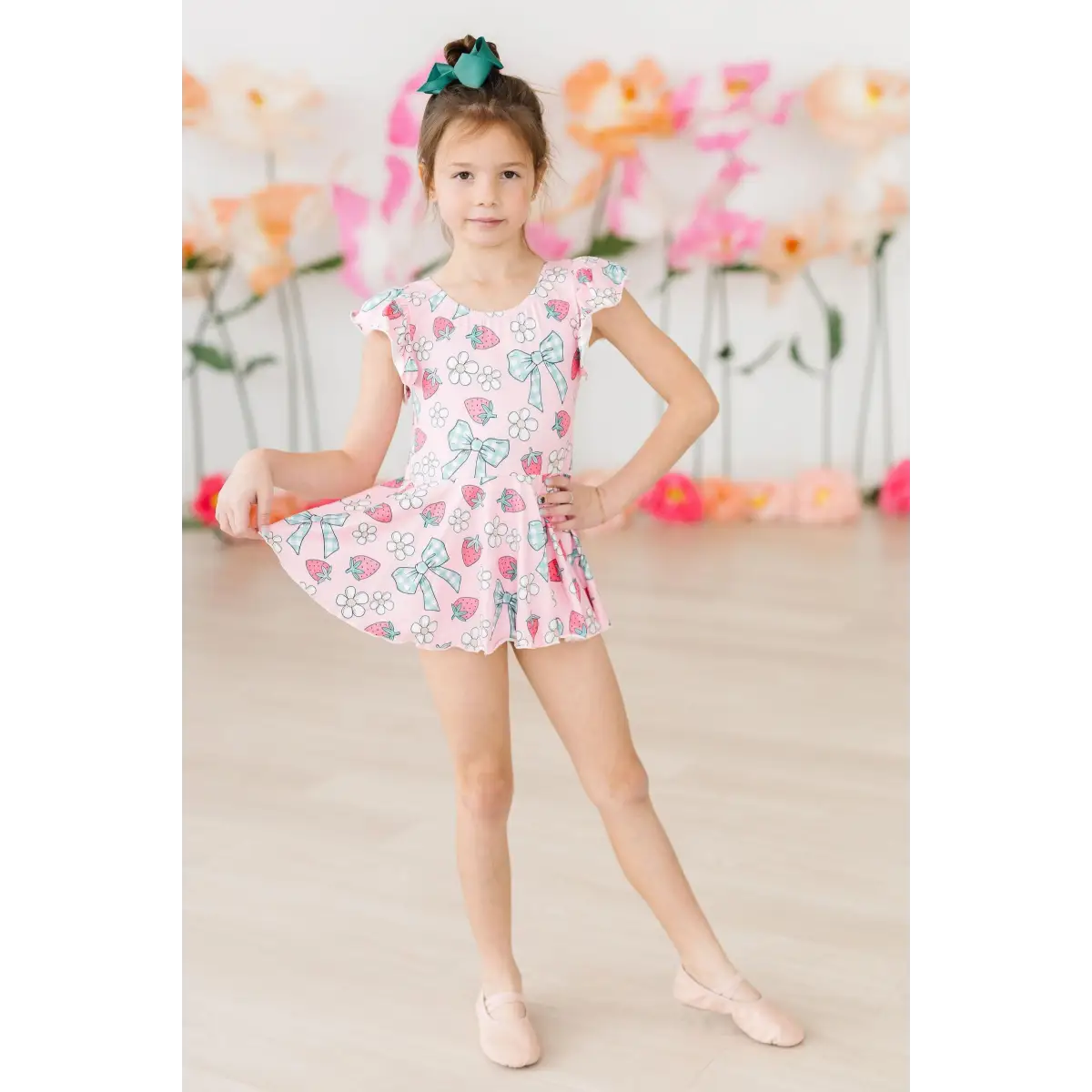 Twirl Leotard with Skirt - Berry Picnic - Mila & Rose ®