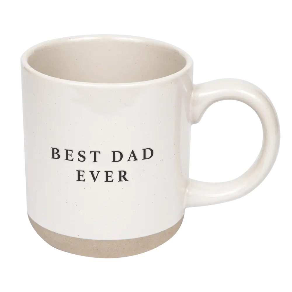 Best Dad Ever 14oz. Stoneware Coffee Mug - Sweet Water Decor